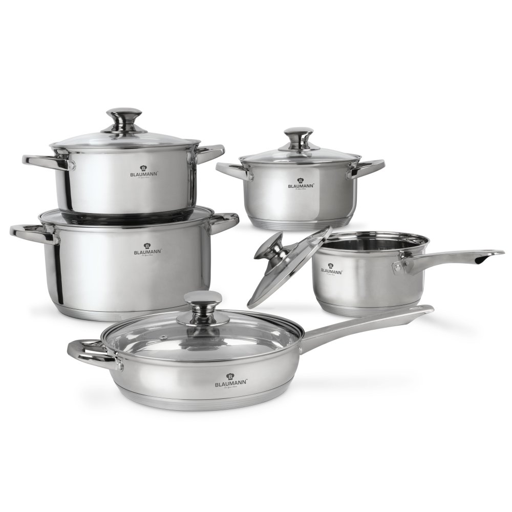 BLAUMANN Sada nádobí nerez 10 ks Gourmet Line BL-3874