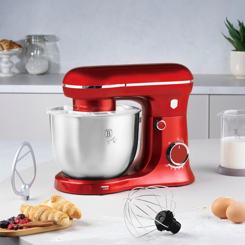 BERLINGERHAUS Kuchyňský robot 1500 W Burgundy Metallic Line BH-9864