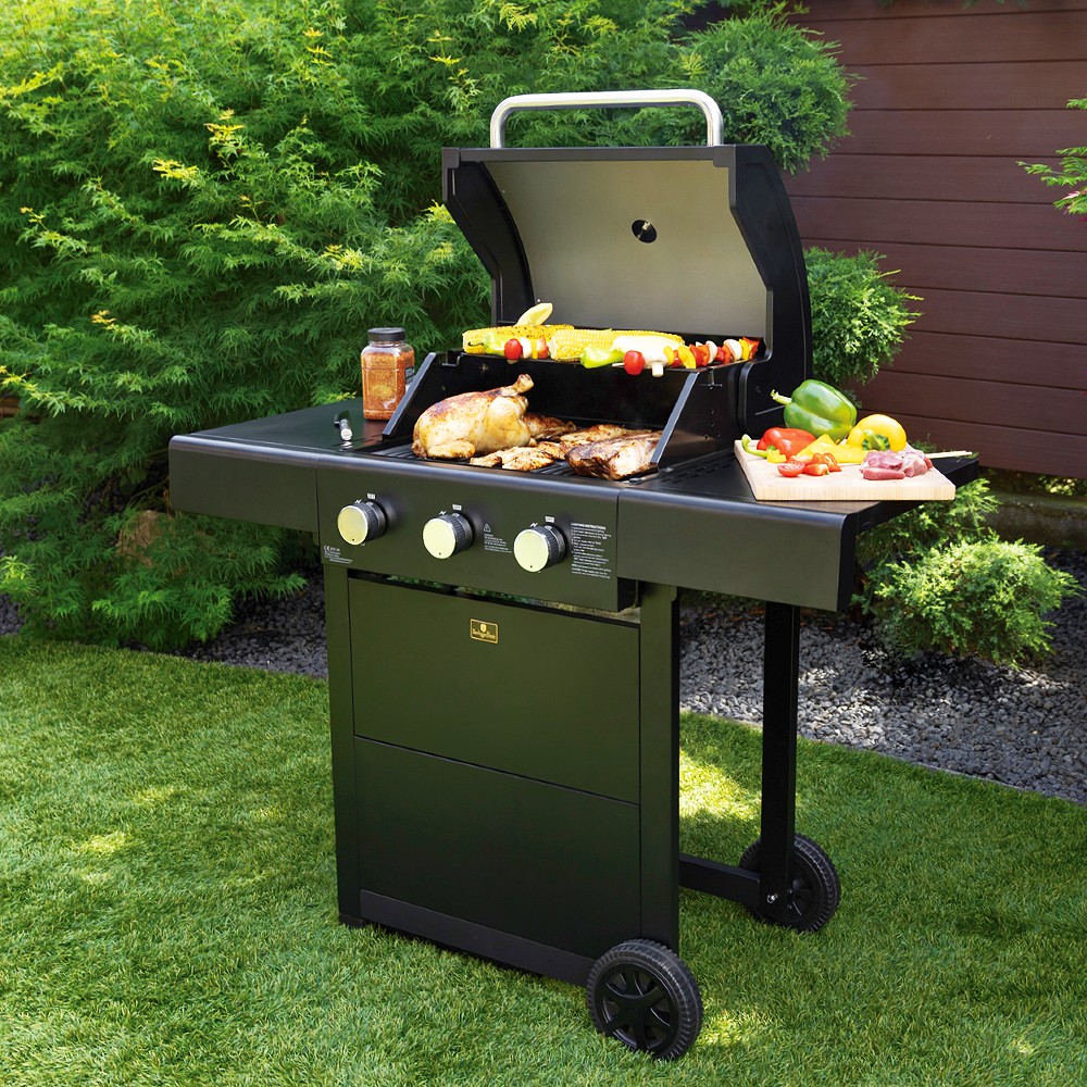 BERLINGERHAUS Plynový gril Outdoor 3 hořáky BH-8604
