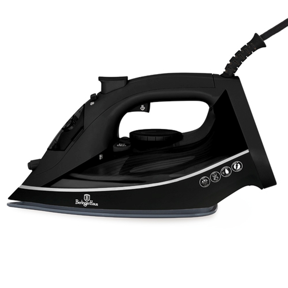 BERLINGERHAUS Žehlička napařovací 2200 W Matte Black Collection BH-9930