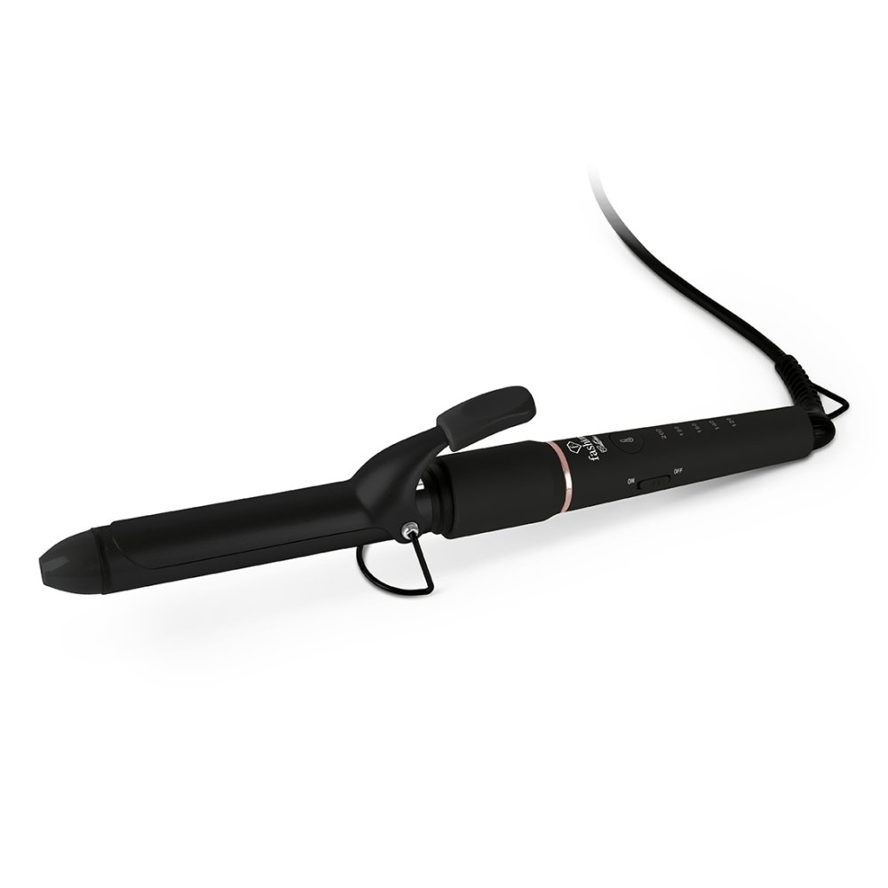 Fashion TV by BerlingerHaus Keramická kulma na vlasy 25 mm s regulací teploty Black Rose Collection FTV-0149