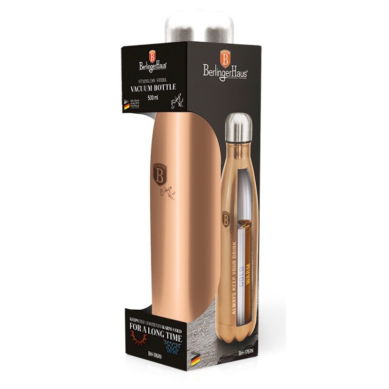 BERLINGERHAUS Termoska fľaša nerez 0,5 l Rosegold Metallic Line BH-1761