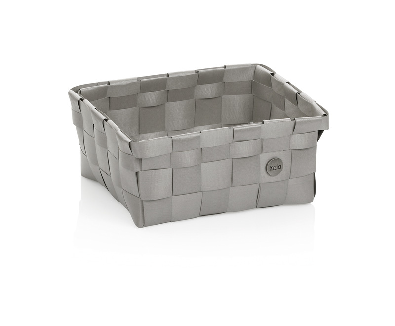 KELA Kôš Neo 23x15 cm plast strieborná šedá KL-24471