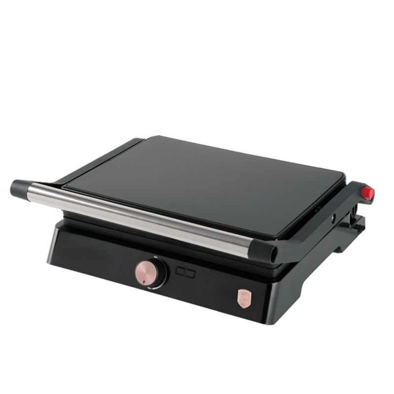 BERLINGERHAUS Elektrický kontaktní gril s nepřilnavým povrchem Black Rose Collection BH-9492
