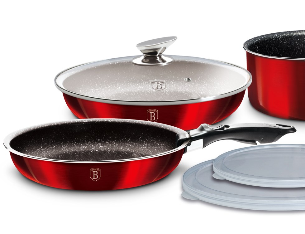 BERLINGERHAUS Sada nádobí s odnímatelnou rukojetí 9 ks Burgundy Metallic Line BH-6145 - thumb (7)