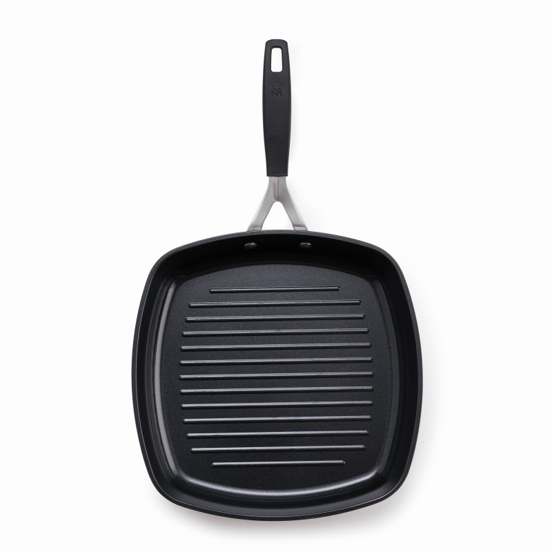 MASTERPRO Pánev grilovací s nepřilnavým povrchem SMART 28x28 cm stříbrná BGEU-3771 - thumb (2)