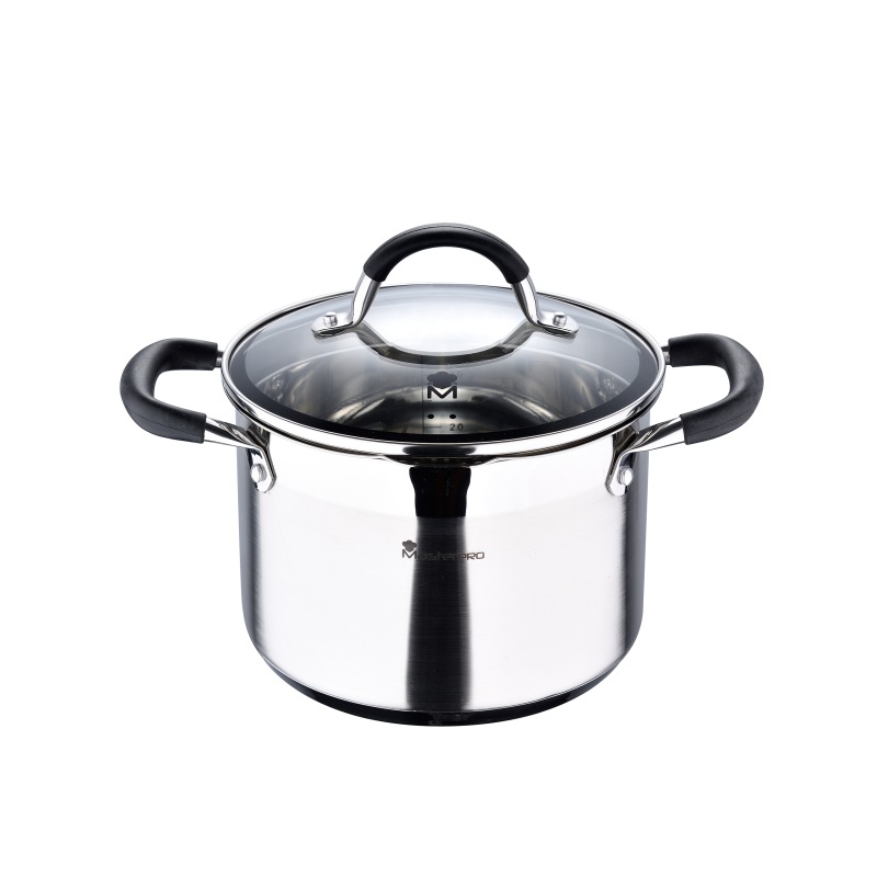 Product detail of MASTERPRO Hrnec s poklicí nerez FOODIES 20 cm 4 litry BGMP-1505-BK