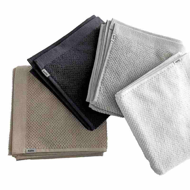KELA Ručník LAVINIA 100% bavlna černá 50 x100cm KL-23942