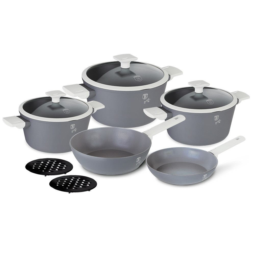 BERLINGERHAUS Sada nádobí s titanovým nepřilnavým povrchem 10 ks Aspen Collection BH-7061