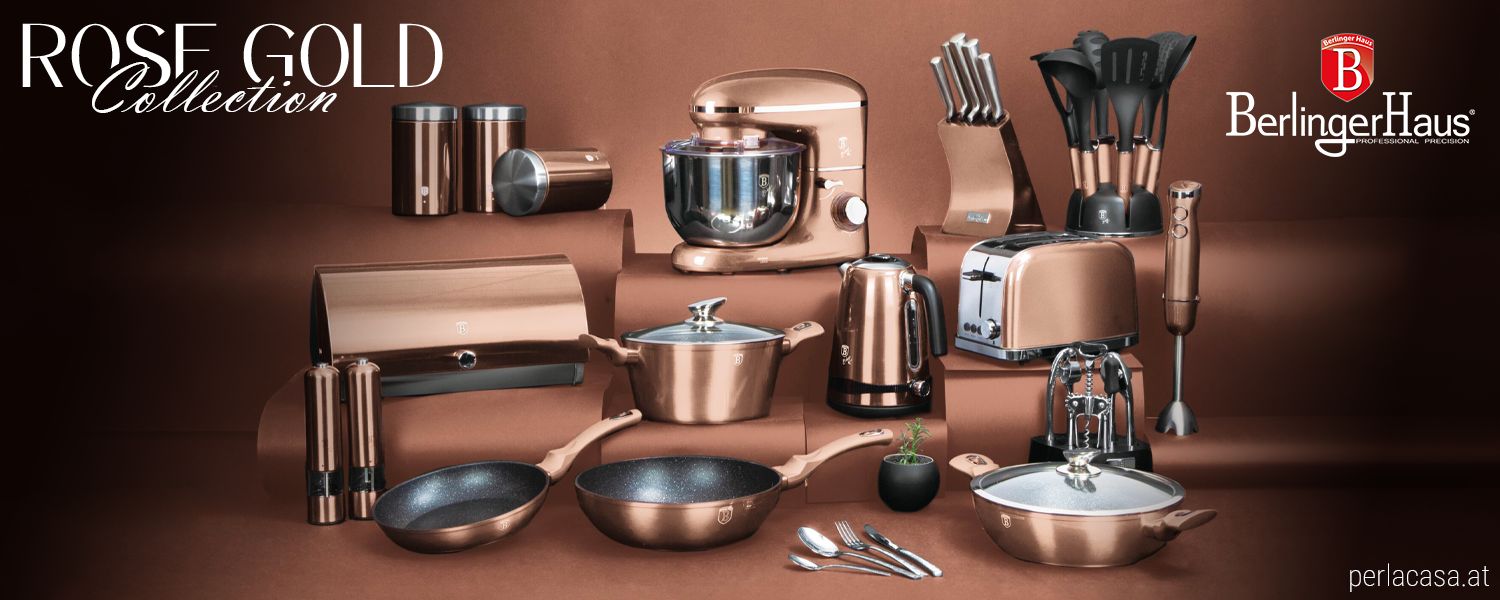 BERLINGERHAUS Chlebovka nerez Rosegold Metallic Line BH-1914