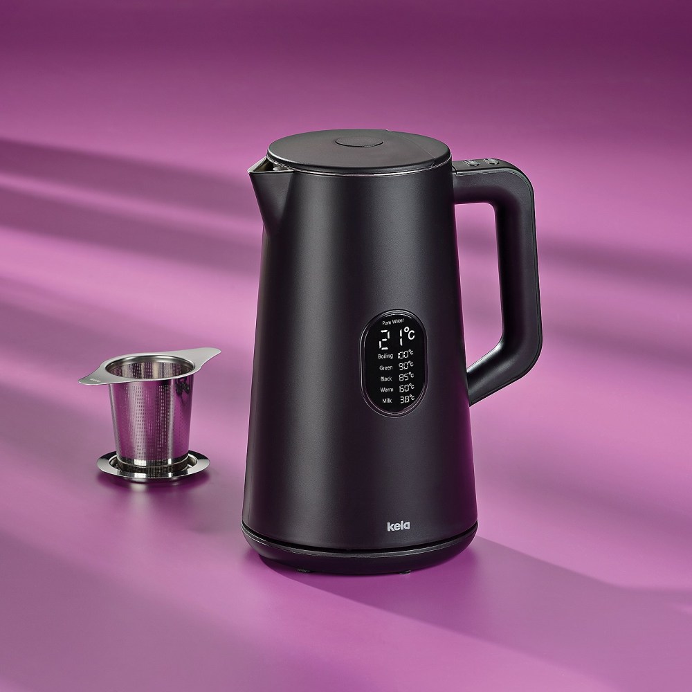 KELA Rychlovarná konvice Santos 1,5l černá KL-10138