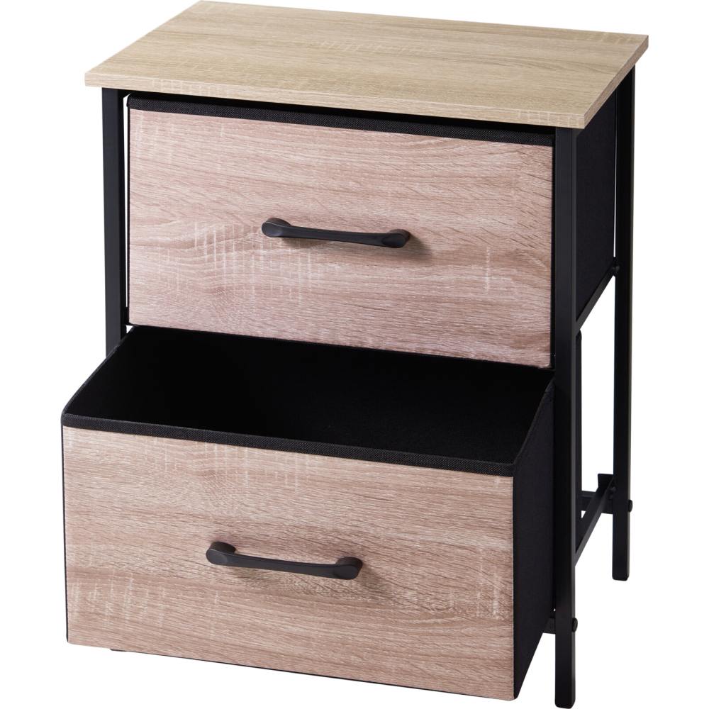 EXCELLENT HOUSEWARE Regál kovový se 2 zásuvkami 45 x 30 x 54 cm KO-BA3000010