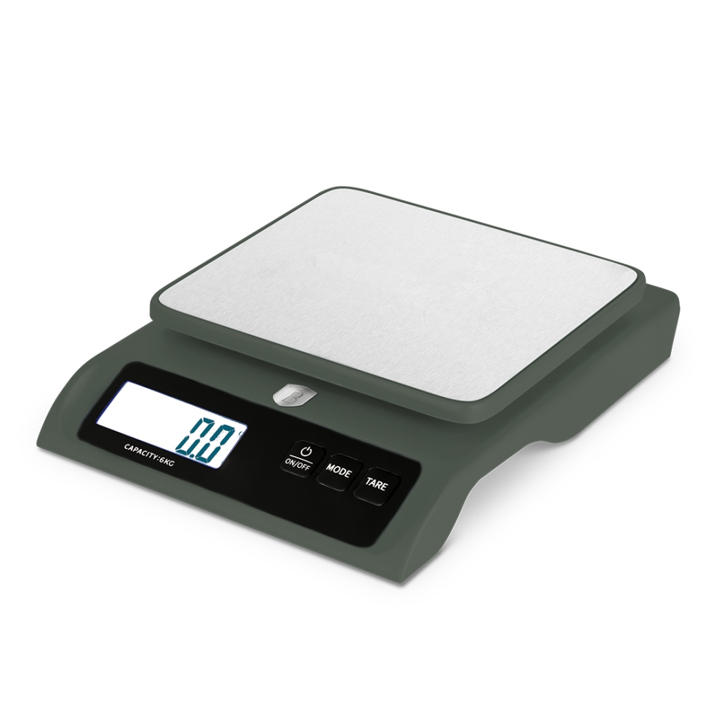 BERLINGERHAUS Kuchyňská váha digitální 6 kg Matte Green Collection BH-9919