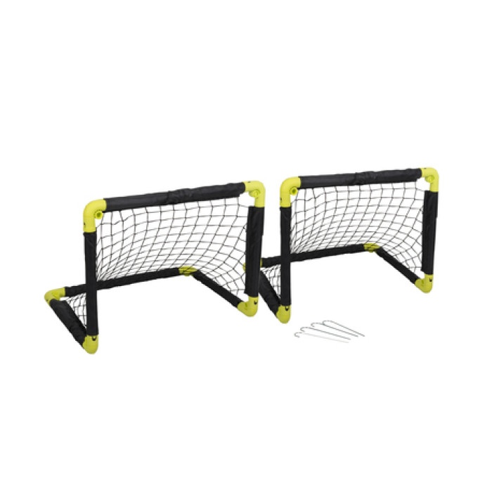 DUNLOP Fotbalová branka se sítí skládací sada 2 ks 55cm ED-213358