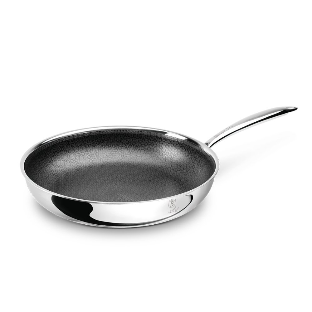 BERLINGERHAUS Sada pánví s 3D nepřilnavým povrchem 2 ks 24 / 28 cm nerez Eternal Collection BH-8958