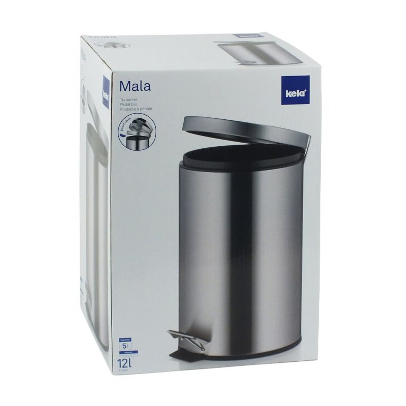 KELA Kôš odpadkový nerez 12 l MALA KL-10927