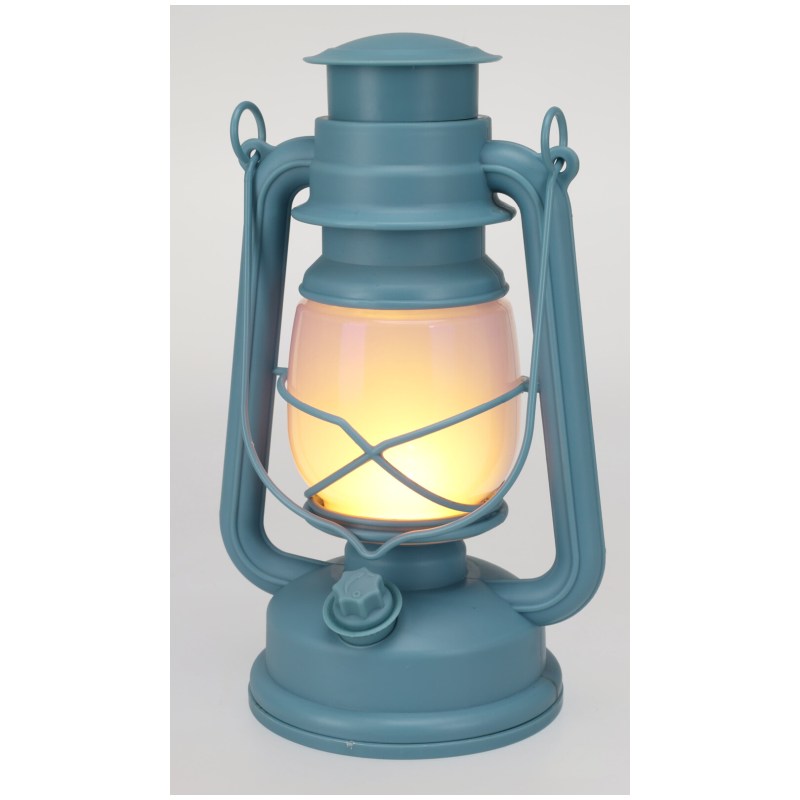 PROGARDEN Lucerna s LED plamenem 24 cm zelená KO-CX2000500zele
