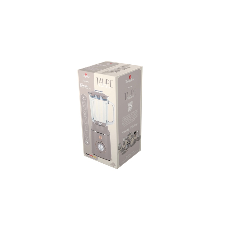 BERLINGERHAUS Stolní mixér se skleněnou nádobou 1,5 L 1000 W Taupe Collection BH-9496 - thumb (5)