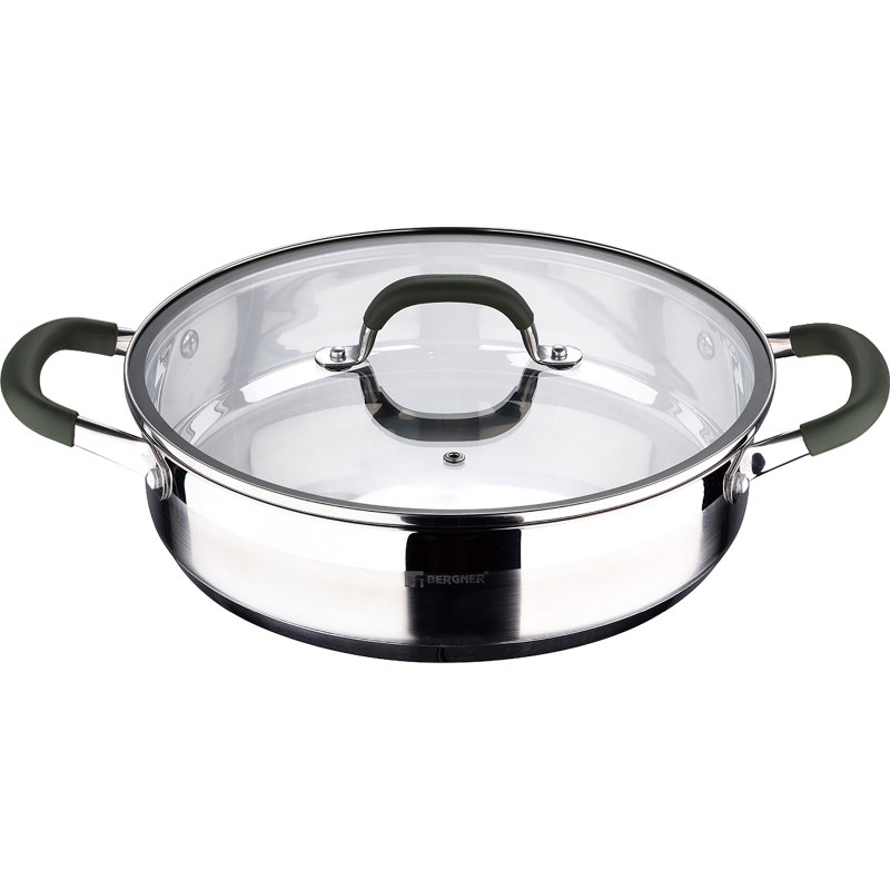 BERGNER Pánev s poklicí nerez MIDNIGHT 28 cm 3,8 litru BG-32128-MM - thumb (4)
