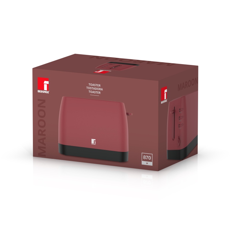 BERGNER Topinkovač MAROON BG-51038-RD - thumb (1)