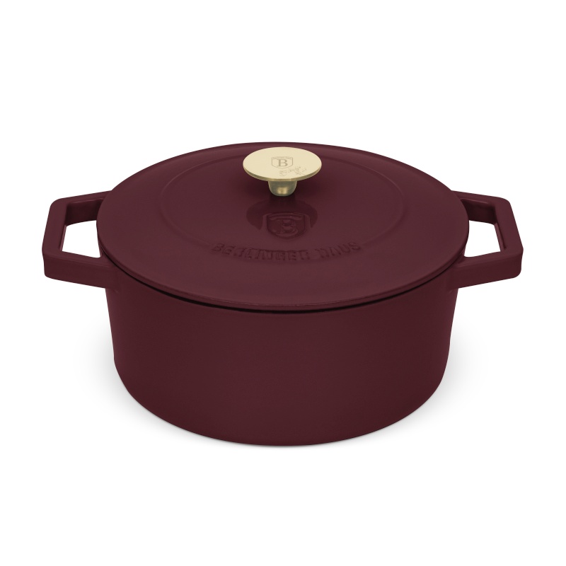 BERLINGERHAUS Pekáč litinový s poklicí 24 cm Leonardo Collection BH-6542