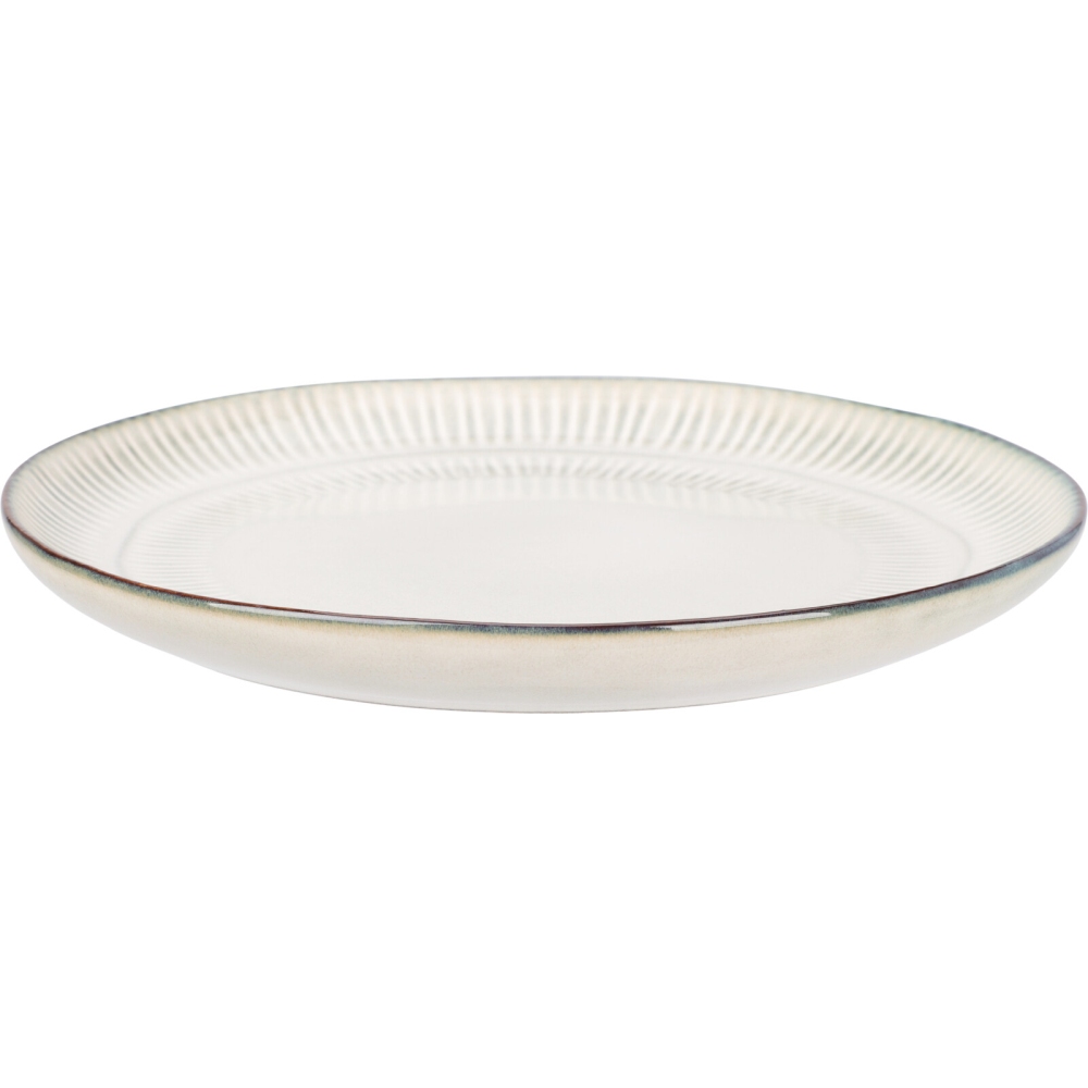 SIAKI Talíř dezertní sada 6 ks 21 cm šedá kamenina KO-Q97001520