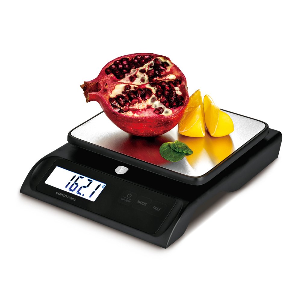 BERLINGERHAUS Kuchyňská váha digitální 6 kg Matte Black Collection BH-9914