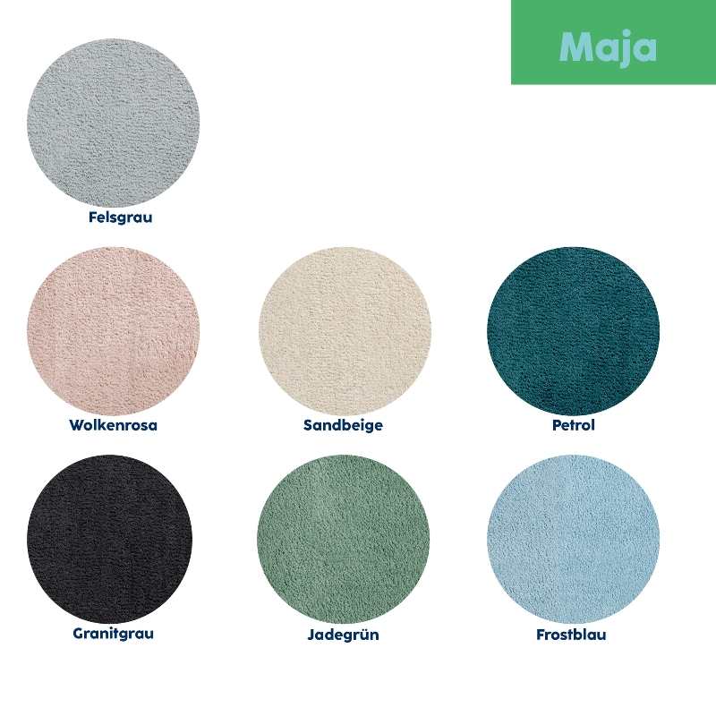 KELA Kúpeľňová predložka Maja 120x70 cm polyester šedá KL-23549