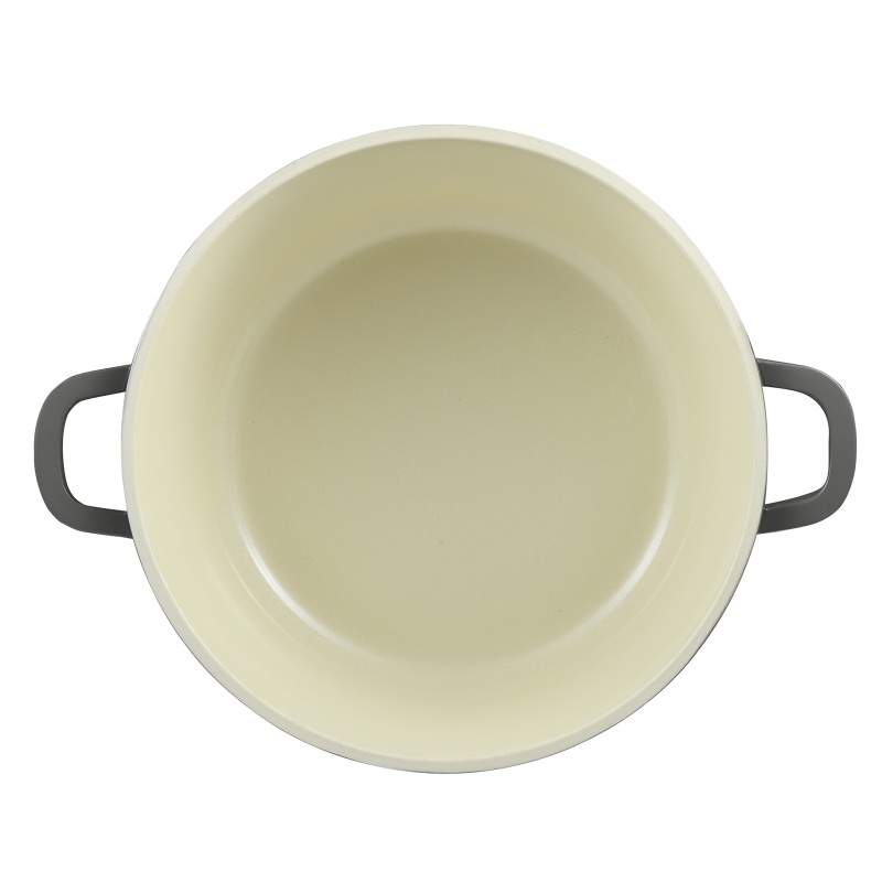 BERGNER Kastrol litinový s poklicí EXCALIBUR 28 cm šedá BG-36102-GY - thumb (2)