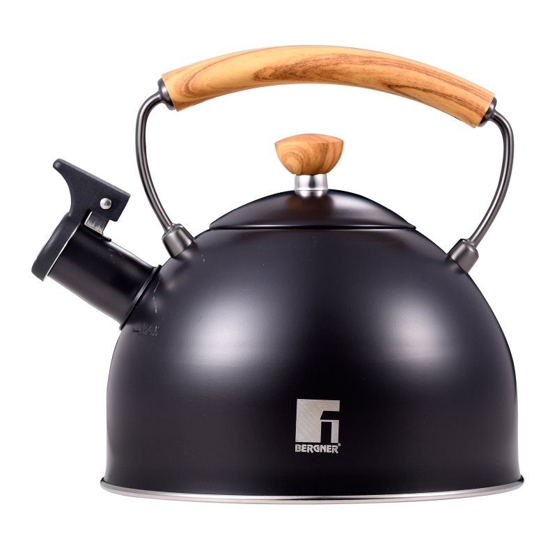 BERGNER Konvice pískací CHARCOAL 2,3 litru fialovočerná BG-37312-GY - thumb (1)