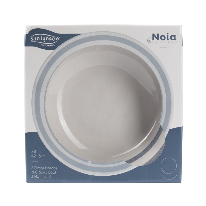 SAN IGNACIO Talíř hluboký sada 3 ks NOIA 20 cm
 BGEU-6206 - thumb (5)