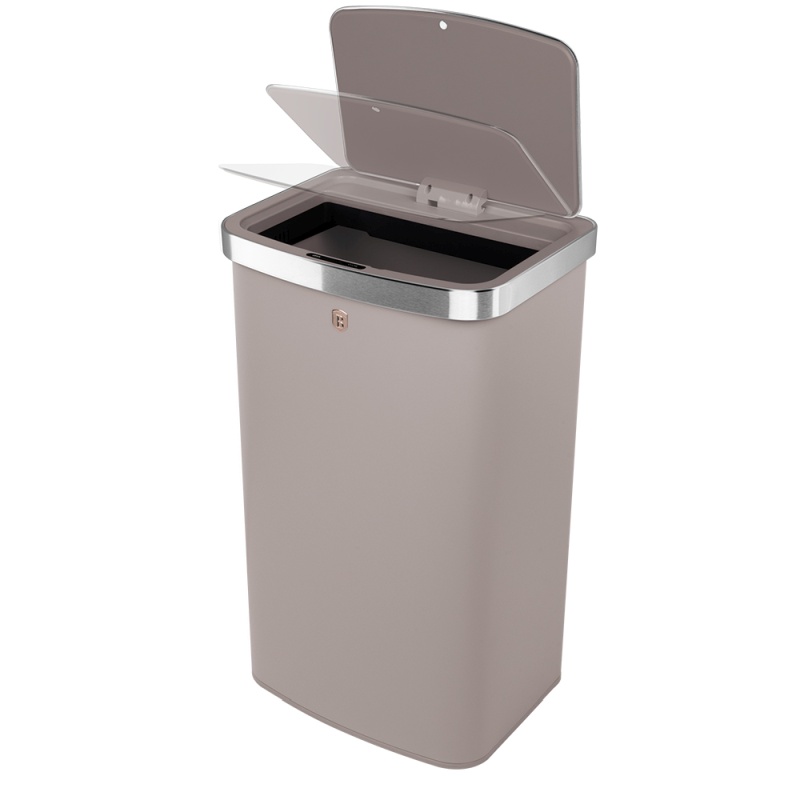 BERLINGERHAUS Koš odpadkový se senzorovým otvíráním 60 l Taupe Collection BH-9794