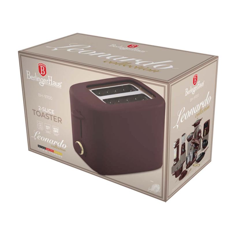 BERLINGERHAUS Topinkovač s krytem 750 W Leonardo Collection BH-9700