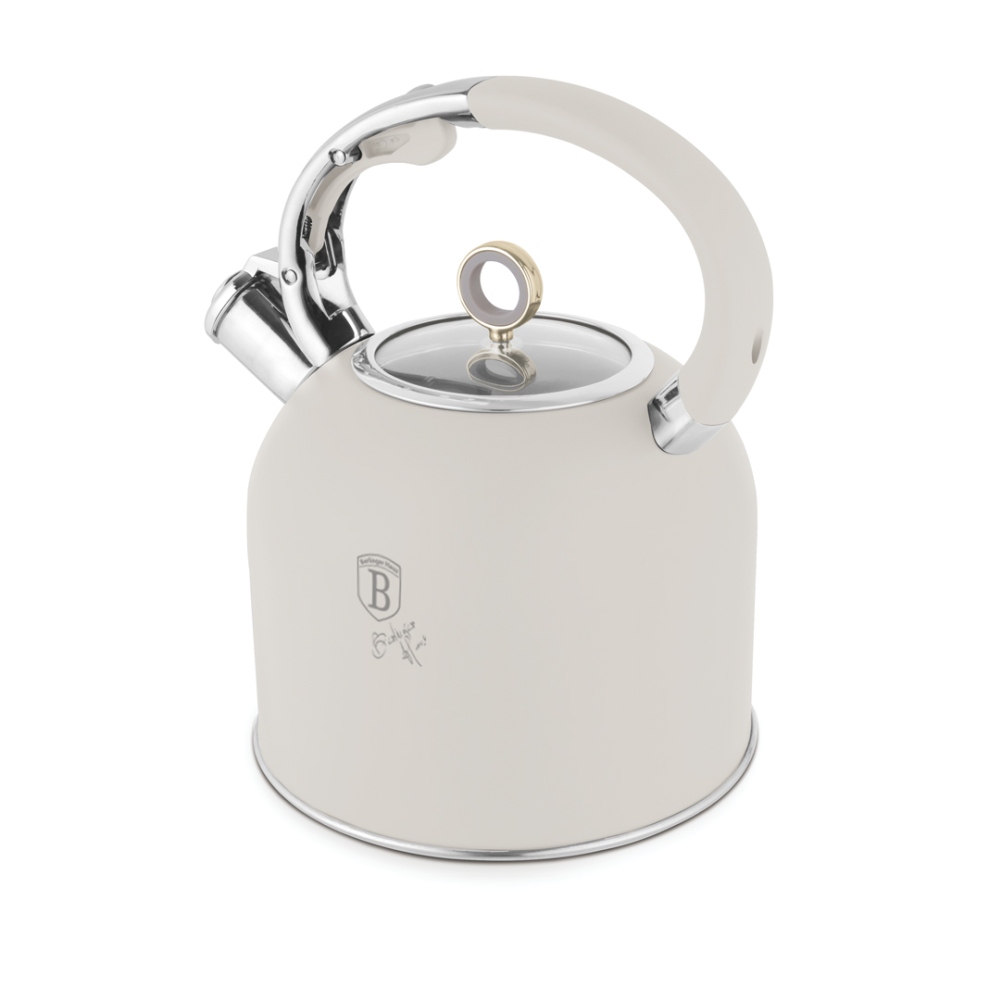 BERLINGERHAUS Konvice pískací se skleněným víkem 3 L Sahara Collection BH-8915