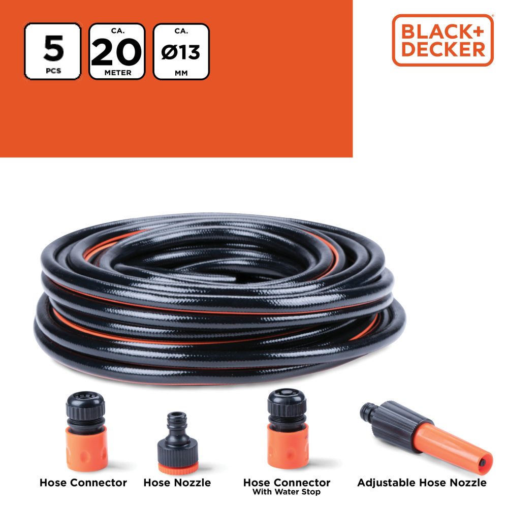 BLACKDECKER Zahradní hadice 13mm x 20m ED-223432