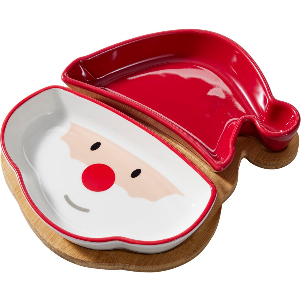 EXCELLENT HOUSEWARE Servírovací sada 3 ks s vánočními motivy Santa KO-210001770sant