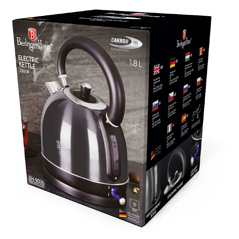 BERLINGERHAUS Rychlovarná konvice 1,8 l Metallic Line Carbon Pro Edition BH-9336