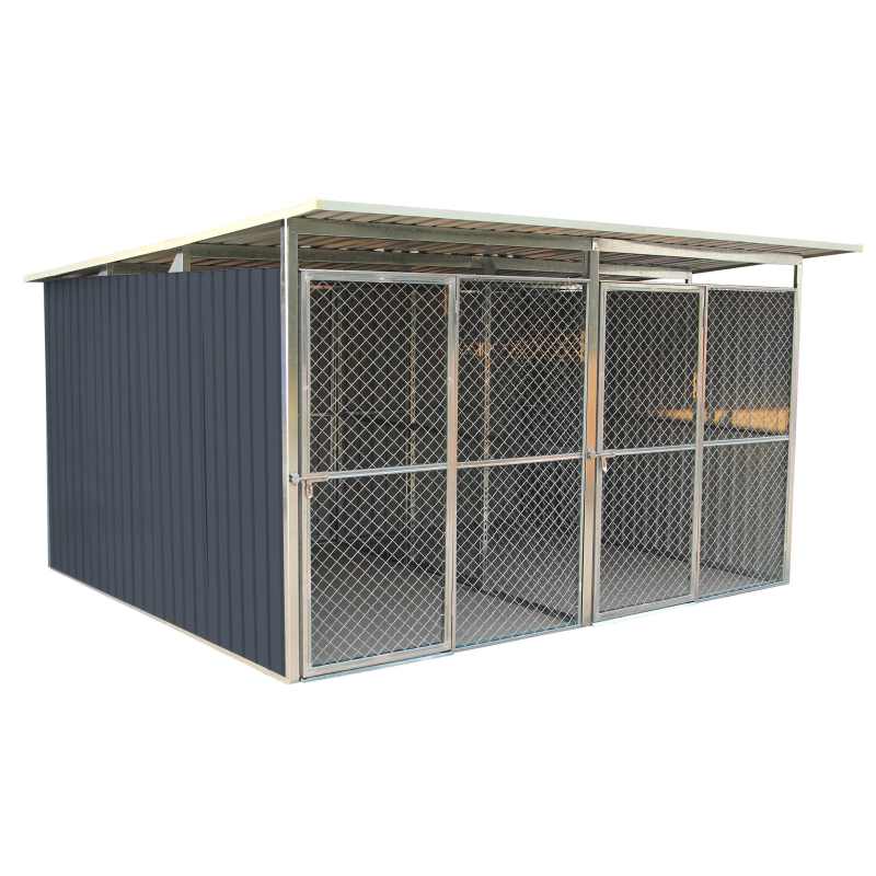 G21 Kotec pro psa G21 KEN 886 - 322 x 275 cm, dvoumístný, šedý G21-63900594