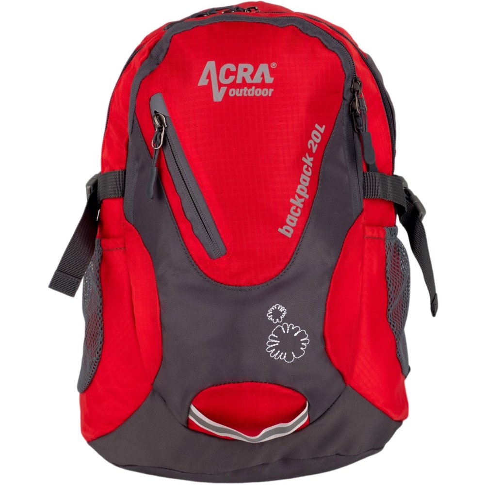 Levně Acra Batoh Acra Backpack 20 L turistický červený 63602788