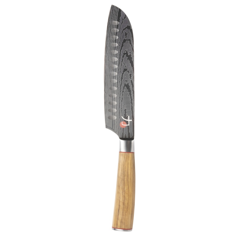 Product detail of MASTERPRO Nůž Santoku TETSU 17,5 cm nerez dřevo BGMP-4168