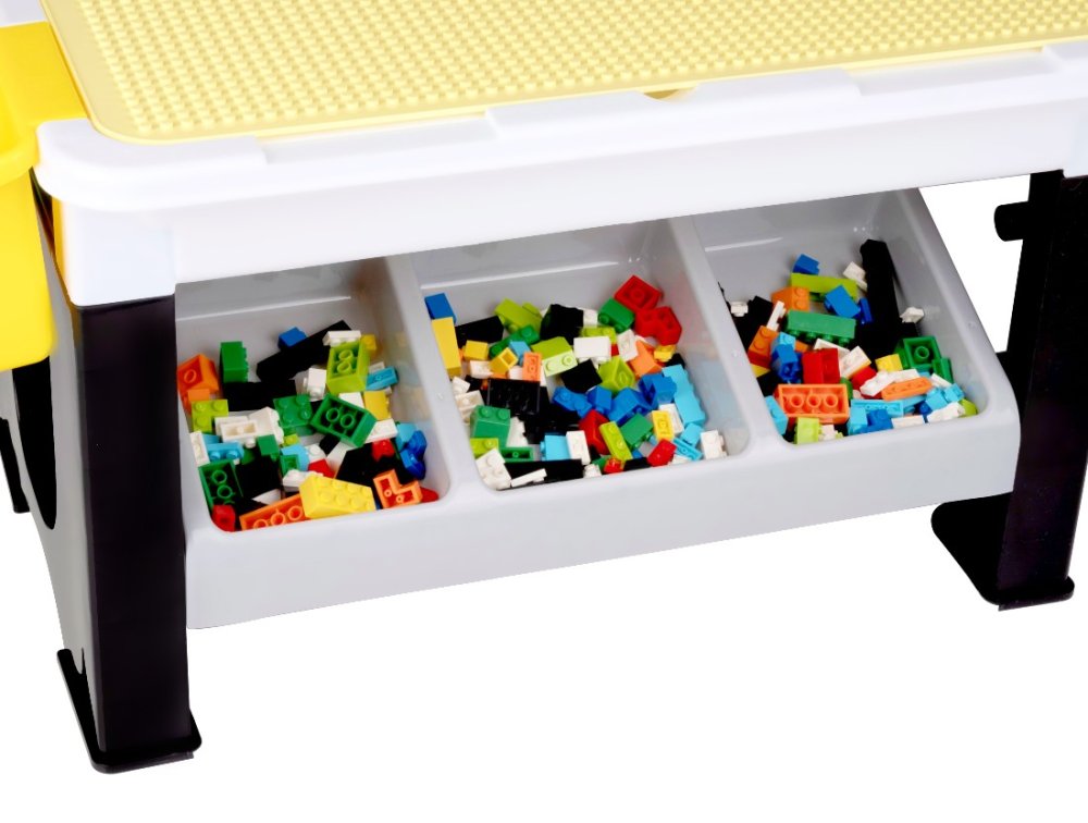 EDDY TOYS Dětský stůl na stavění včetně kostek sada 300 ks ED-226675
