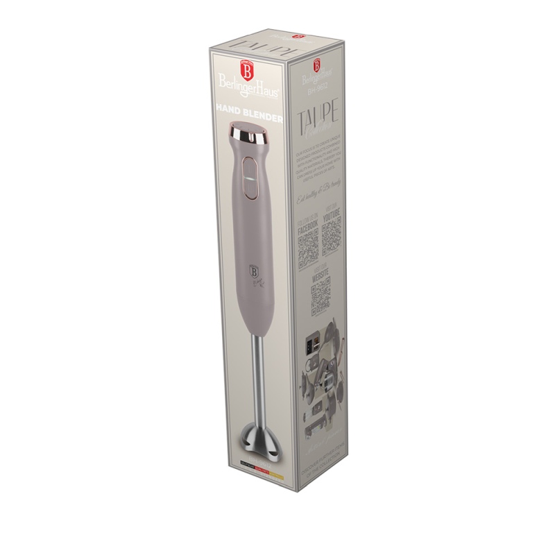 BERLINGERHAUS Tyčový mixér 800 W Taupe Collection BH-9612