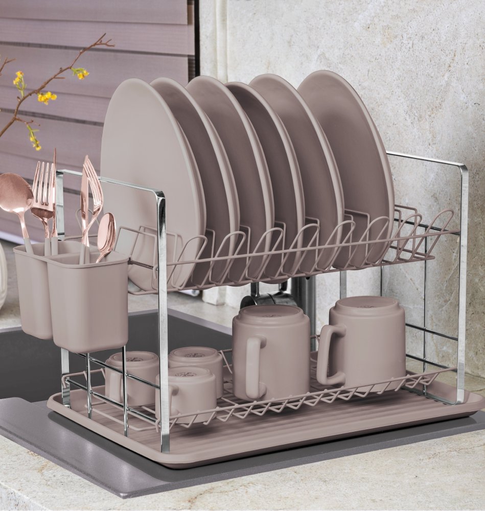 BERLINGERHAUS Odkapávač na nádobí Taupe Collection BH-8596