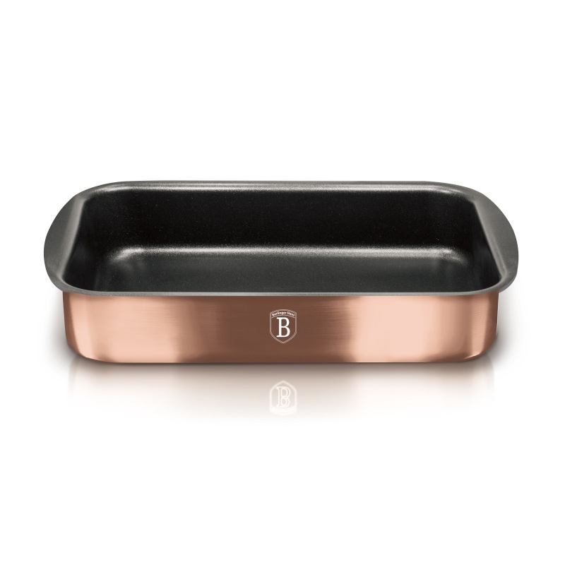 BERLINGERHAUS Plech na pečení s titanovým povrchem 40x28,5 cm Rose Gold Line BH-7898