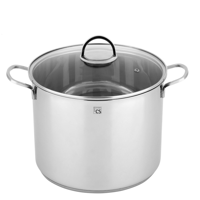 CS SOLINGEN Kastrol s poklicí nerez 40 cm / 50 l TRIER CS-093198