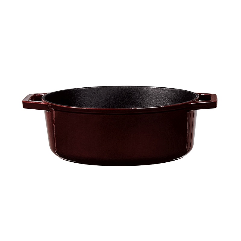 BERLINGERHAUS Pekáč liatinový s pokrievkou 30 cm Burgundy Line BH-6499