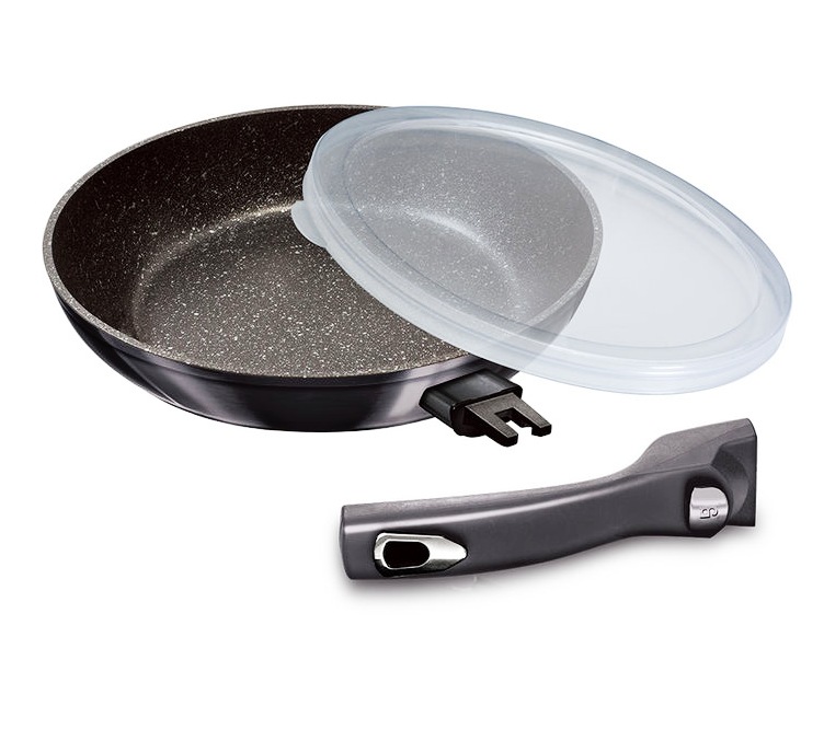 BERLINGERHAUS Panvica s odnímateľnou rukoväťou 28 cm Carbon PRO Line BH-6913