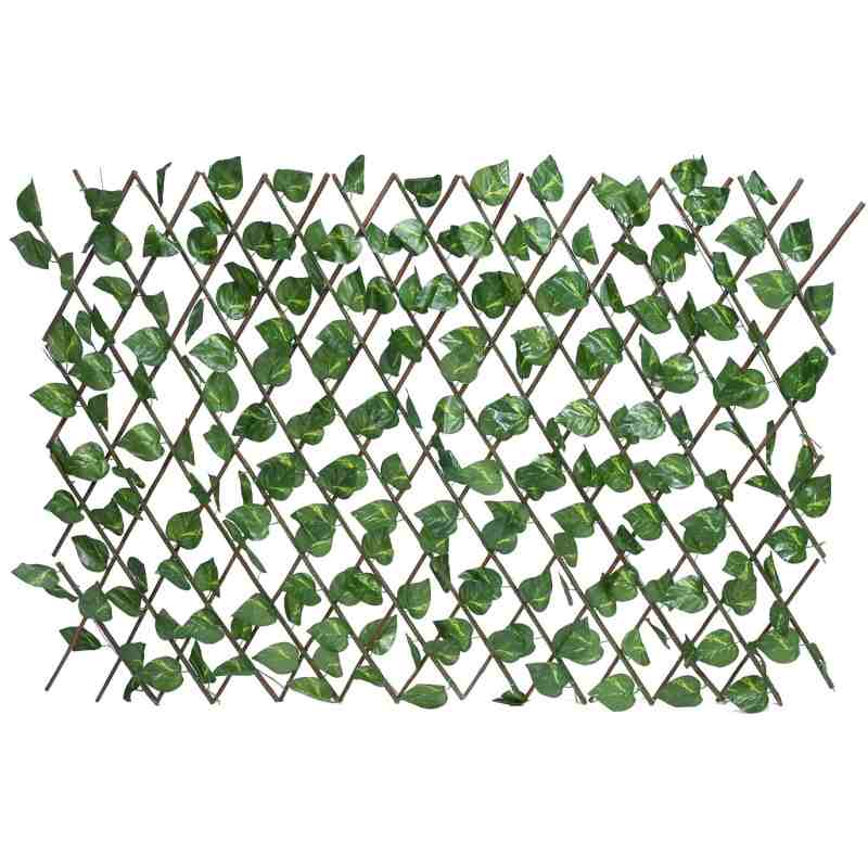 PROGARDEN Zahradní zástěna s umělými listy PROGARDEN 180 x 90 cm KO-CY5910740