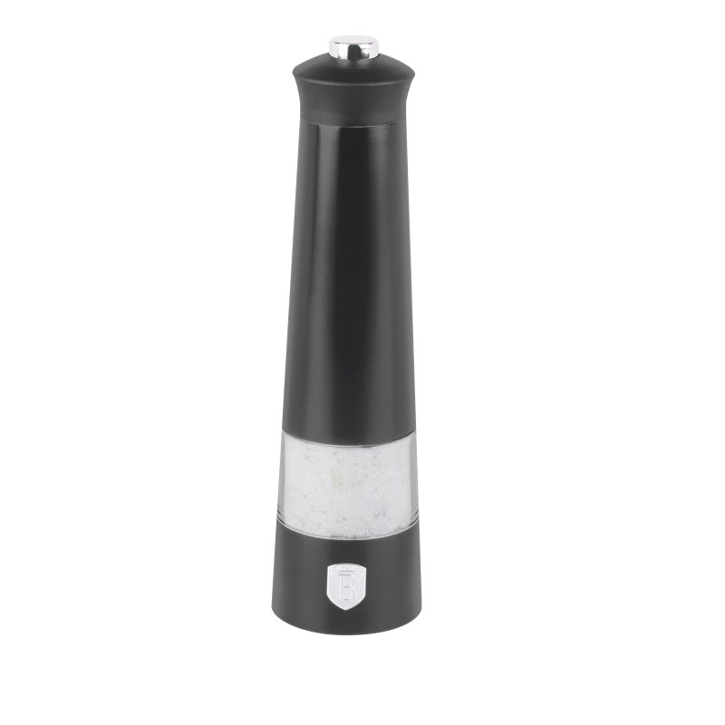 BERLINGERHAUS Mlýnek na pepř a sůl elektrický sada 2 ks Antracit Collection BH-9556