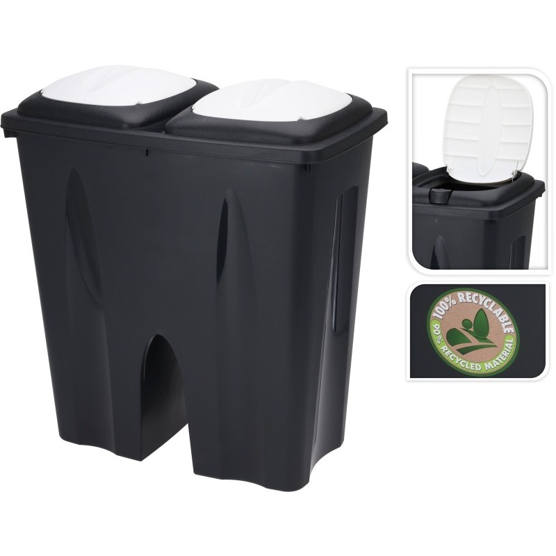 EXCELLENT HOUSEWARE Odpadkový koš dvojitý 2x 25 l KO-Y54500280